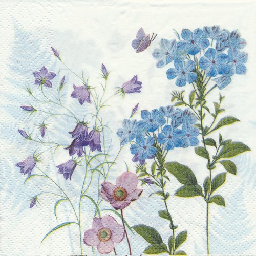 Serviette en papier "fleurs des champs"