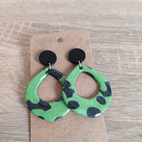 Épuisées - boucles d'oreilles "la vie avec des couleurs"