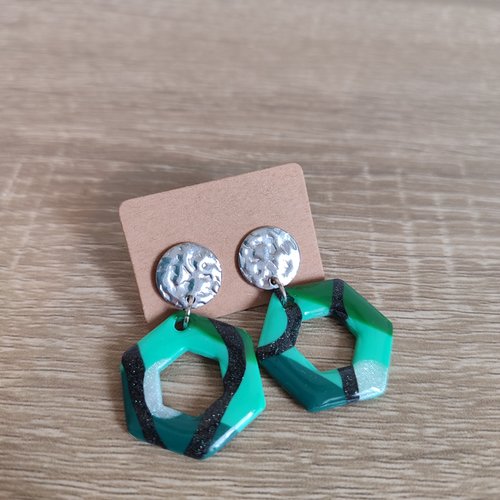 Boucles d'oreilles romane "la vie avec des couleurs"
