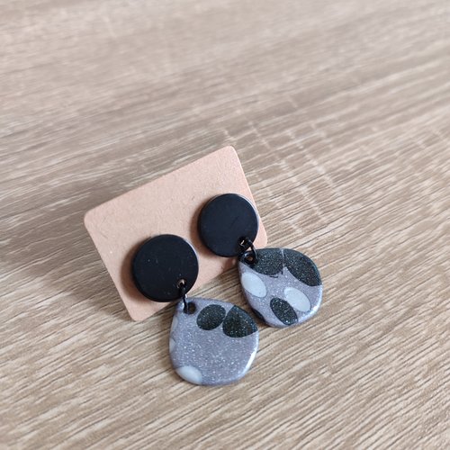 Épuisées - boucles d'oreilles "la vie avec des couleurs"