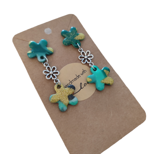 Boucles d'oreilles bénédicte "la vie avec des couleurs"