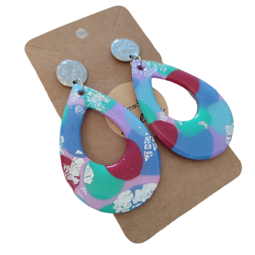 Boucles d'oreilles marina "la vie avec des couleurs"