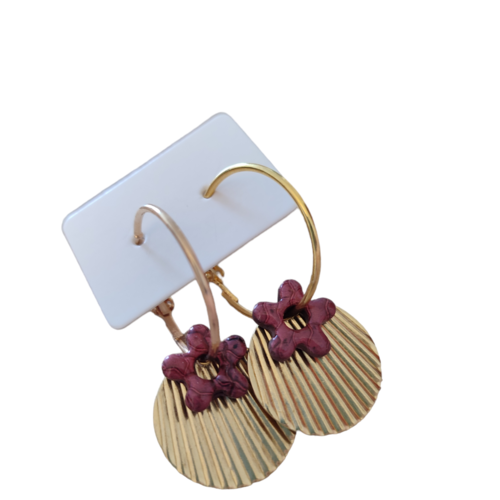 Épuisées - boucles d'oreilles paloma "la vie avec des couleurs"
