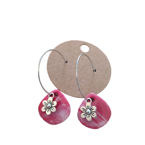 Boucles d'oreilles charline "la vie avec des couleurs"