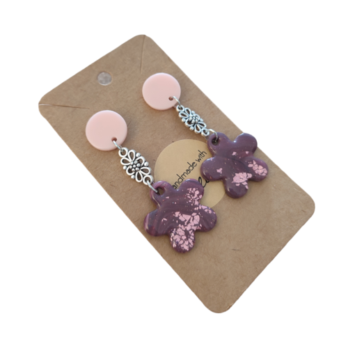 Boucles d'oreilles alicia "la vie avec des couleurs"