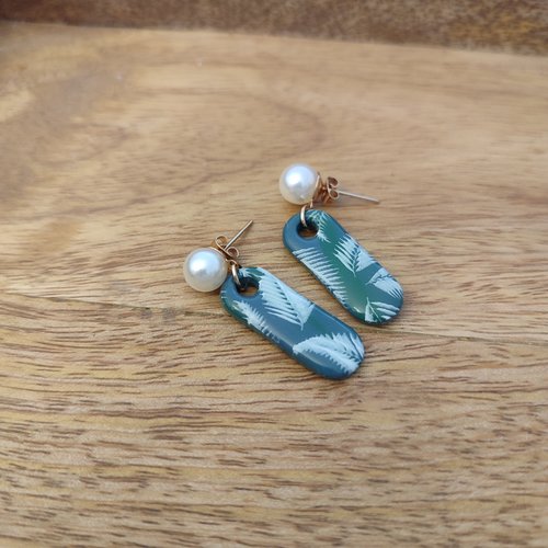 Boucles d'oreilles bertille "la vie avec des couleurs"