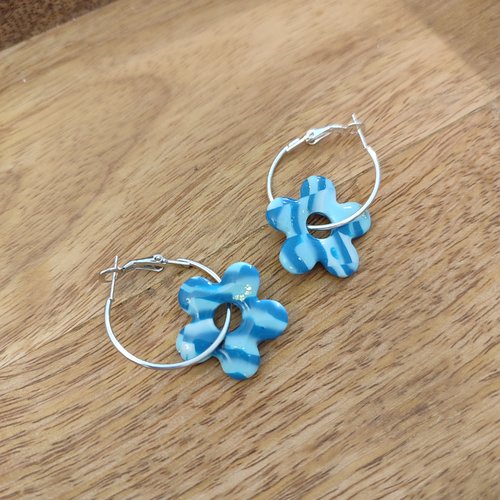 Boucles d'oreilles janna "la vie avec des couleurs"