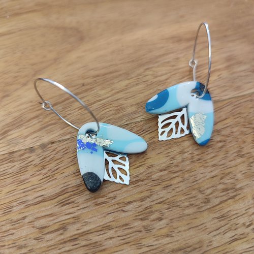 Boucles d'oreilles alessandra "la vie avec des couleurs"
