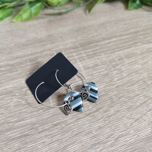 Boucles d'oreilles coumba "la vie avec des couleurs"