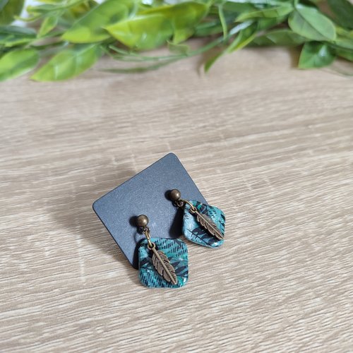 Boucles d'oreilles malaïka "la vie avec des couleurs"