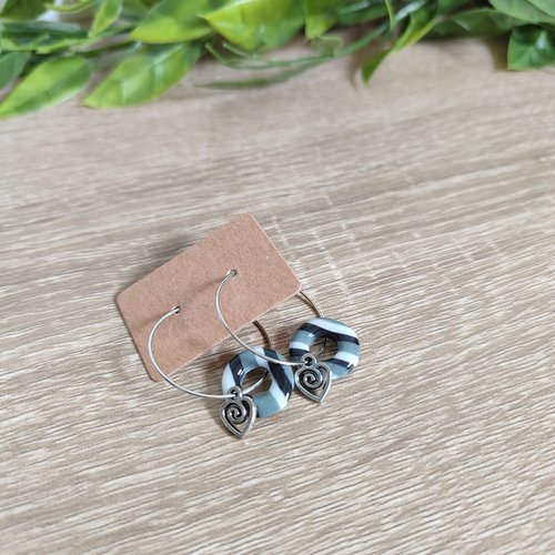 Boucles d'oreilles lisbet "la vie avec des couleurs"