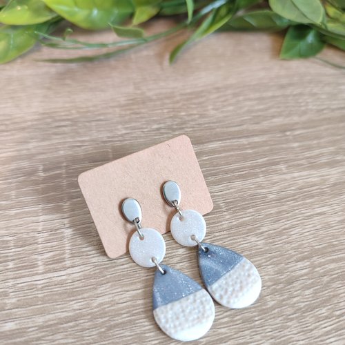 Épuisées - boucles d'oreilles juliette "la vie avec des couleurs"