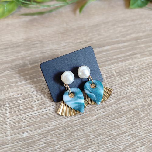 Boucles d'oreilles schéhérazade  "la vie avec des couleurs"