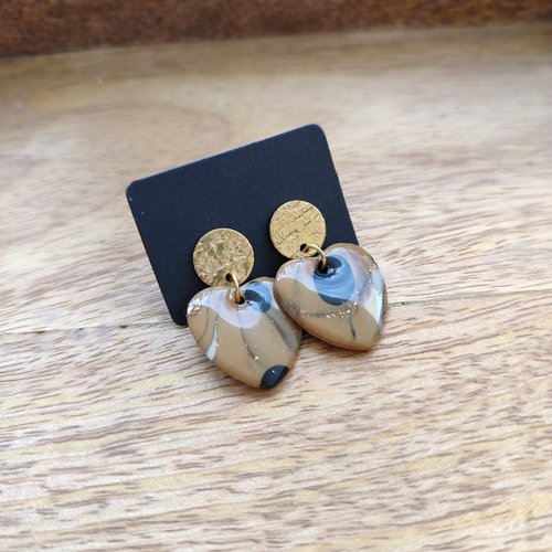 Boucles d'oreilles cherry "la vie avec des couleurs"