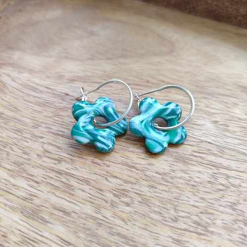 Boucles d'oreilles perla "la vie avec des couleurs"