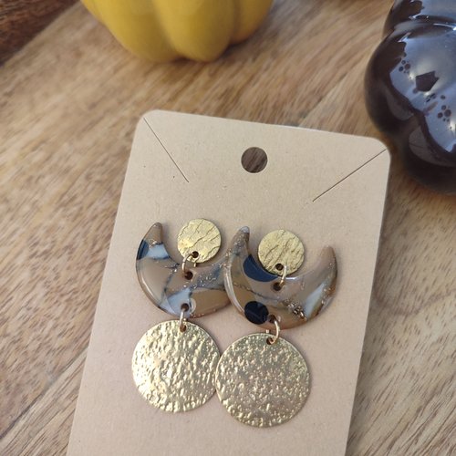 Boucles d'oreilles emilia "la vie avec des couleurs"