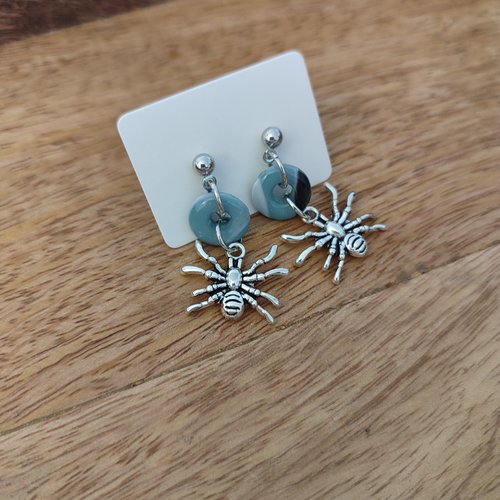 Boucles d'oreilles éphémères 13 "la vie avec des couleurs"