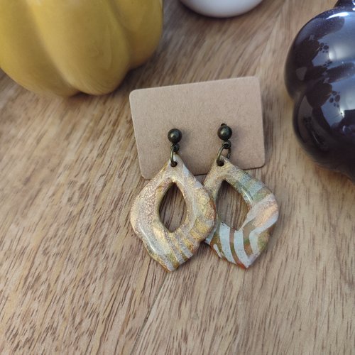 Boucles d'oreilles kirsten "la vie avec des couleurs"