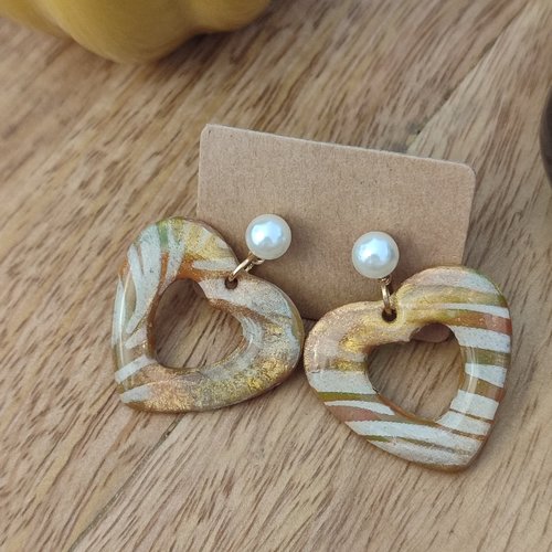 Boucles d'oreilles vanessa "la vie avec des couleurs"