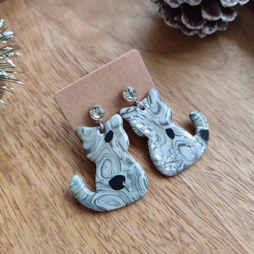 Boucles d'oreilles duchesse "la vie avec des couleurs"
