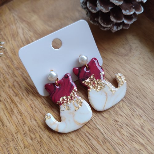 Épuisées - boucles d'oreilles rilana "la vie avec des couleurs"