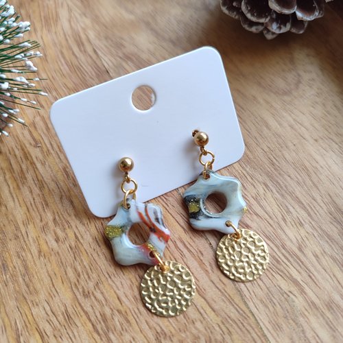 Boucles d'oreilles aurosi "la vie avec des couleurs"