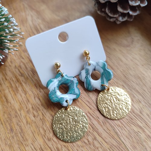 Boucles d'oreilles nana "la vie avec des couleurs"