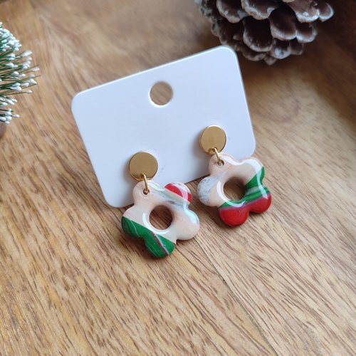 Boucles d'oreilles marcia "la vie avec des couleurs"