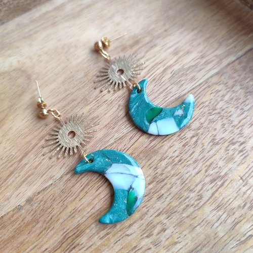 Boucles d'oreilles alana "la vie avec des couleurs"