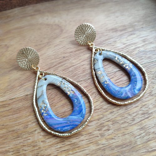 Boucles d'oreilles shola "la vie avec des couleurs"