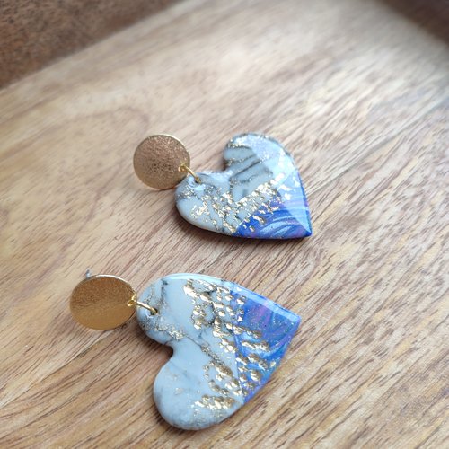 Boucles d'oreilles jordana "la vie avec des couleurs"
