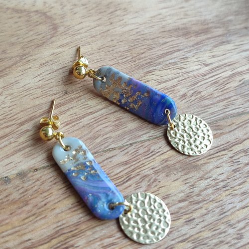 Boucles d'oreilles maureen "la vie avec des couleurs"