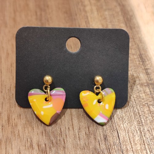 Boucles d'oreilles occitanie "la vie avec des couleurs"