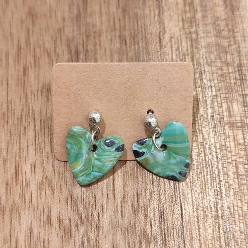 Boucles d'oreilles indre "la vie avec des couleurs"