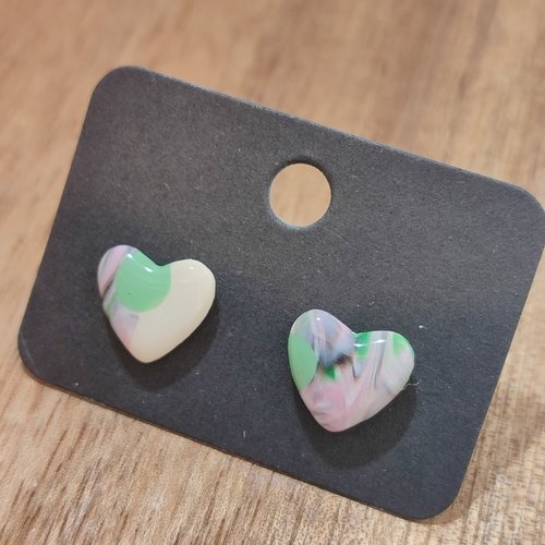 Boucles d'oreilles garonne "la vie avec des couleurs"