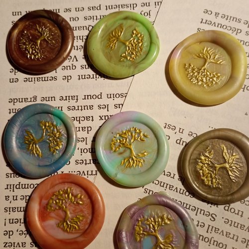 Cachet de cire "yggdrasil"