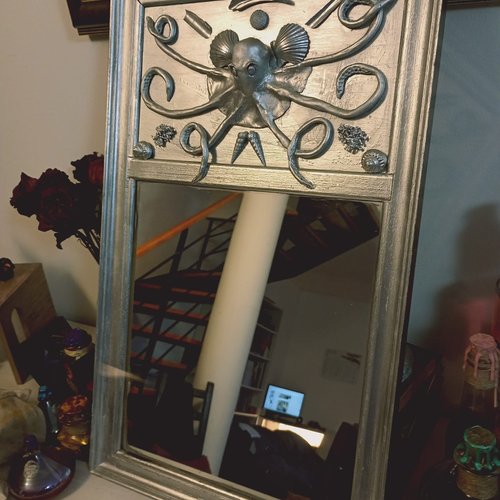 Miroir poulpe pirate