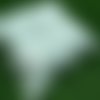 Un coussin recto-verso feuilles de chêne et rayures 