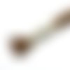 N°3862 - marron - 1 échevette de fil à broder 6 brins spécial mouliné dmc 