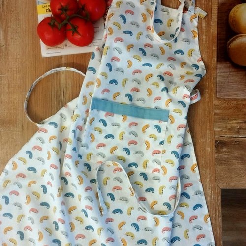 Tablier de cuisine en coton