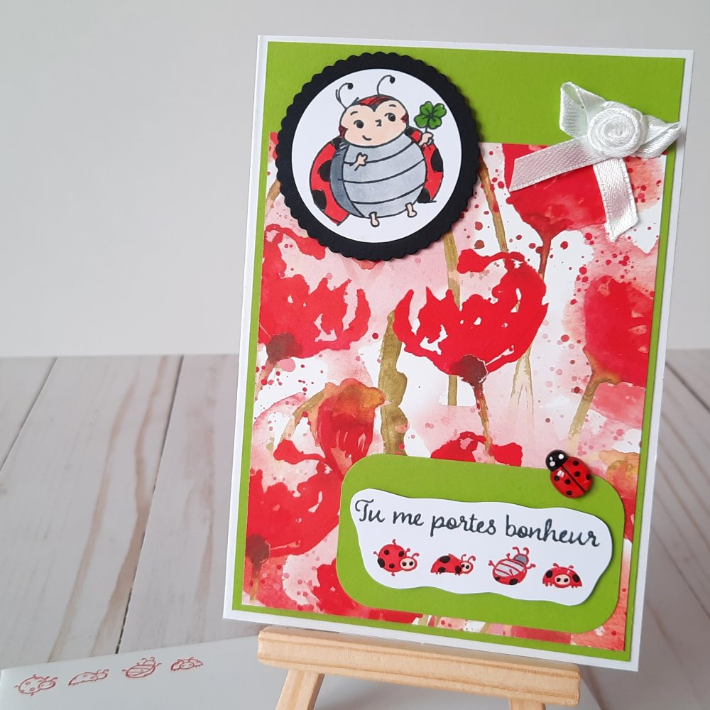 Carte Joyeux Anniversaire Coccinelle Un Grand Marche