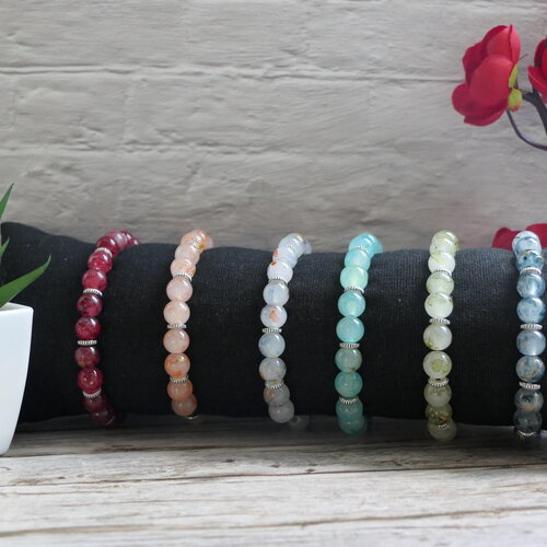 Bracelet en perles de verre