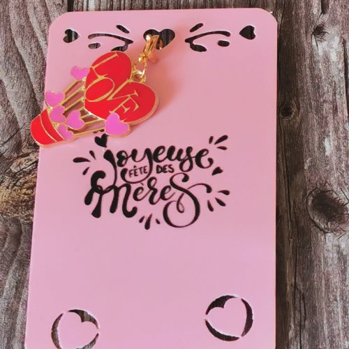 Carte message joyeuse fête des mères