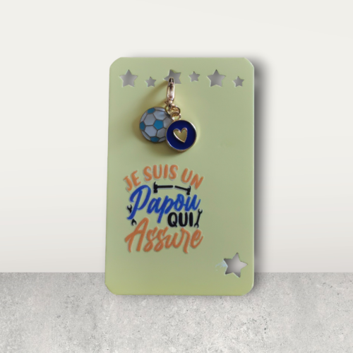 Carte message je suis un papou qui assure