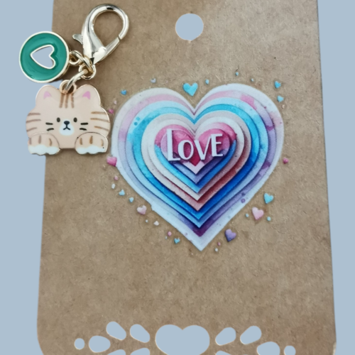 Carte message love arc en ciel