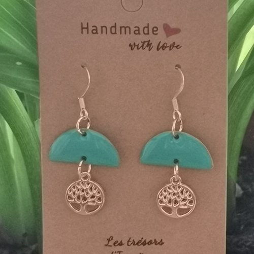 Boucles d'oreilles turquoise