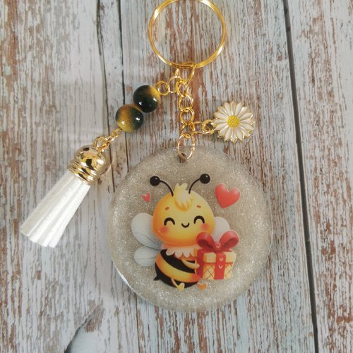 Porte clé abeille/cadeau