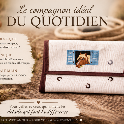Pochette brodé
