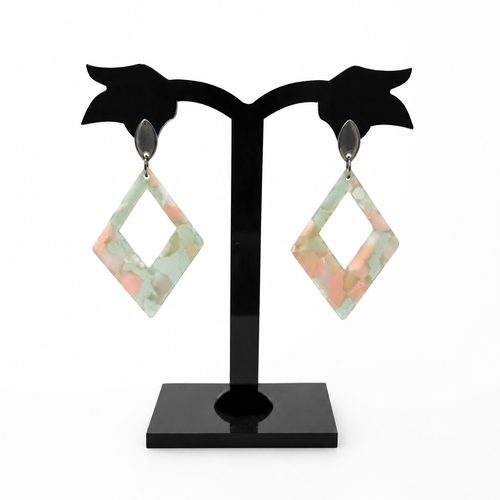 Boucle d'oreille "opaline"