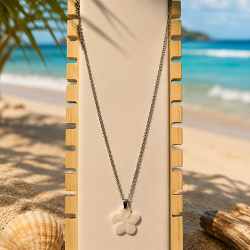 Collier "fleur de nacre"